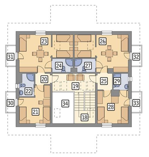 Budynek mieszkalny (agroturystyczny, całoroczny) U05