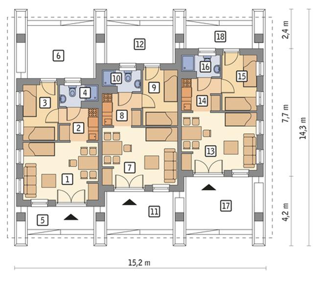 Budynek agroturystyczny (letniskowy) U06