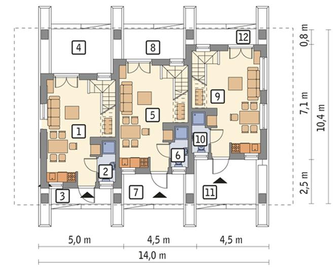 Budynek agroturystyczny (letniskowy) U07