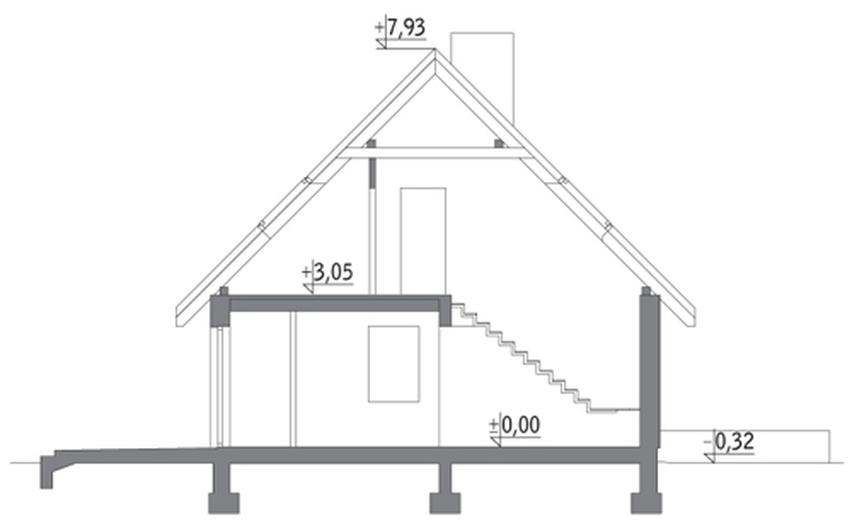 Budynek agroturystyczny (letniskowy) U08a