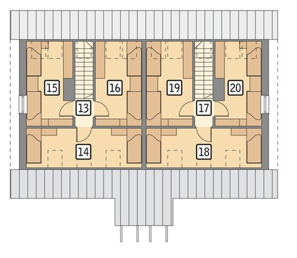 Budynek agroturystyczny (letniskowy) U08a