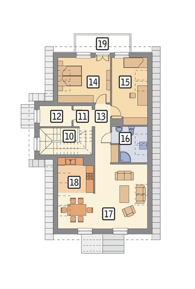 Budynek usługowy z częścią mieszkalną (podpiwniczony) U09