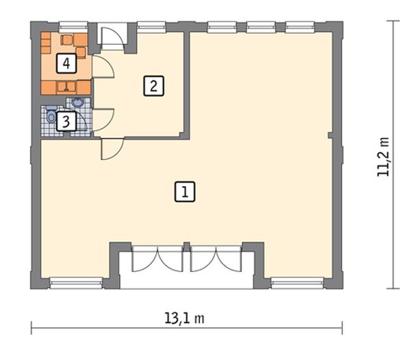Budynek usługowy U14a