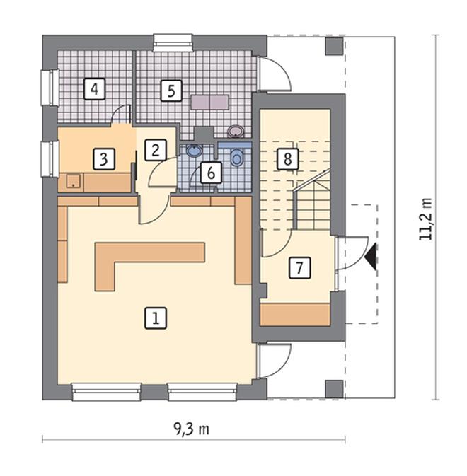 Budynek usługowy z częścią mieszkalną U15d