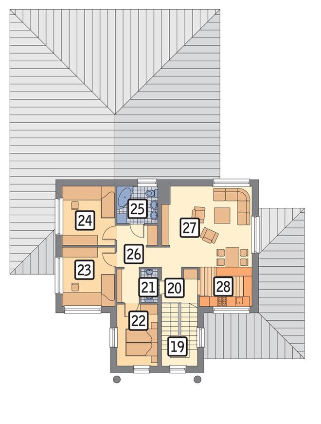 Budynek usługowy z częścią mieszkalną (punkt opieki przedszkolnej) U17a