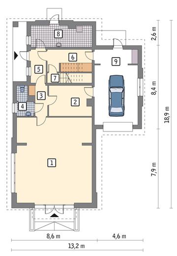 Budynek usługowy z częścią mieszkalną U20