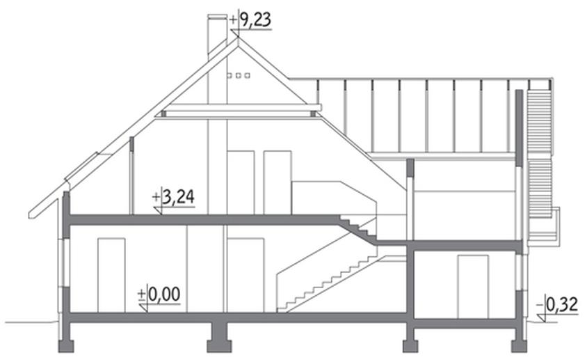 Budynek mieszkalny (agroturystyczny, całoroczny) U22