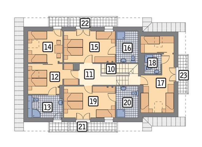 Budynek mieszkalny (agroturystyczny, całoroczny) U22