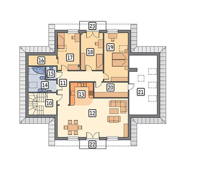 Budynek usługowy z częścią mieszkalną UC09