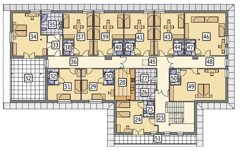 Budynek usługowy z pokojami gościnnymi UC11
