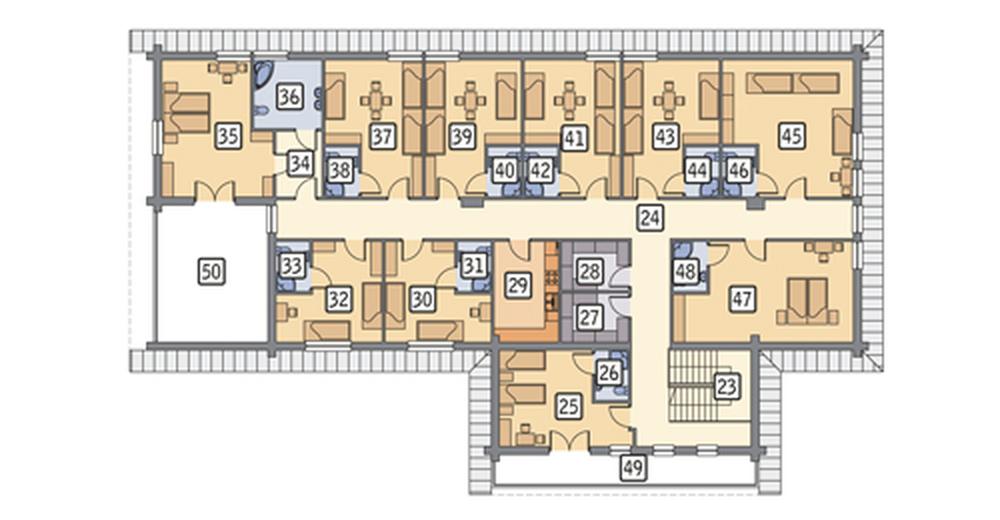 Budynek usługowy z pokojami gościnnymi