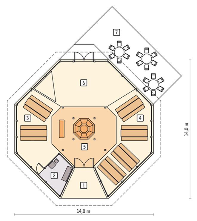 Altana biesiadna UC14S