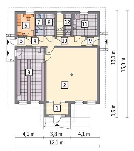 Budynek usługowy z częścią mieszkalną UC27