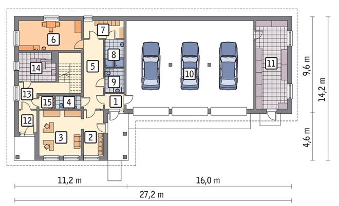 Budynek usługowy z częścią mieszkalną UC28