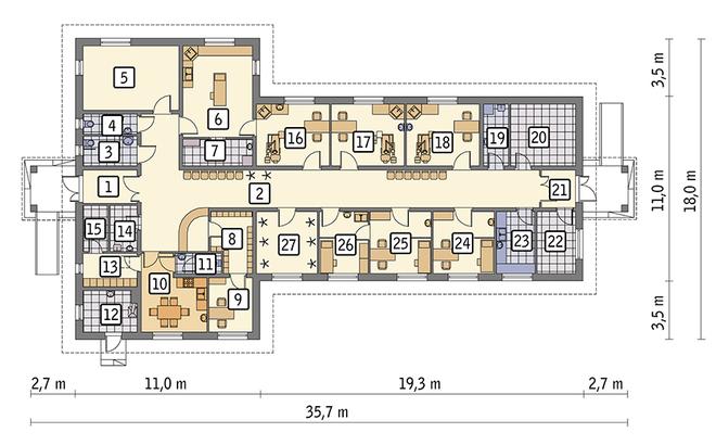 Budynek usługowy (punkt opieki medycznej) UC36a