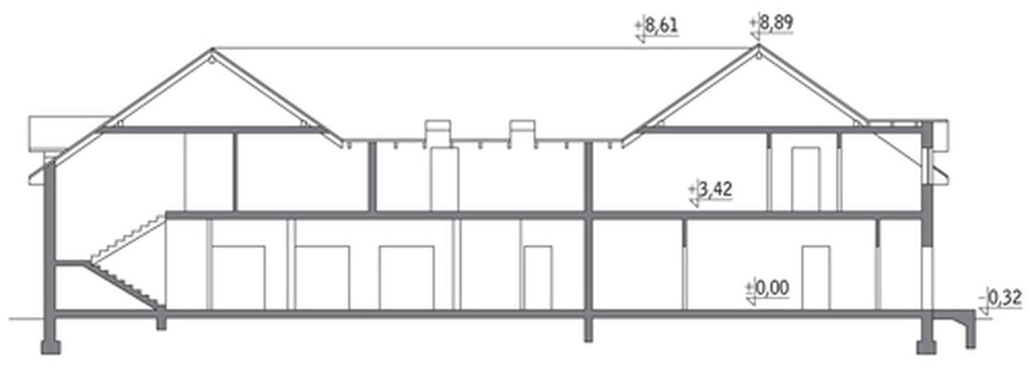 Budynek usługowy z częścią mieszkalną i pokojami gościnnymi UC39