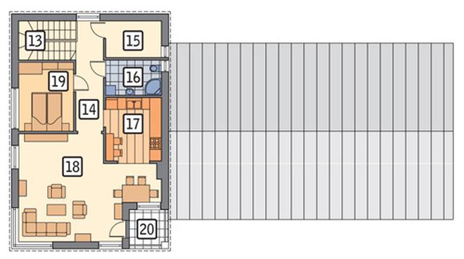 Budynek usługowy z częścią mieszkalną UC43