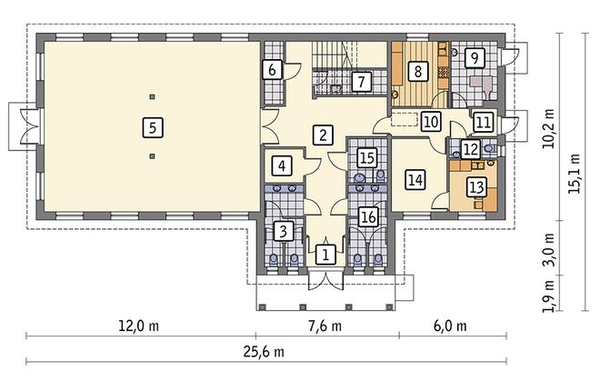 Budynek usługowy UC44a