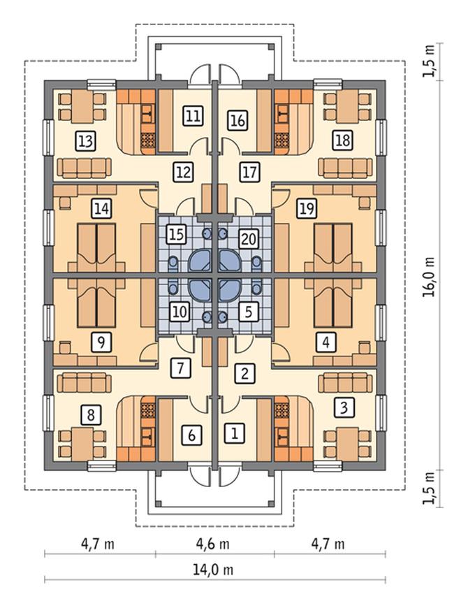 Budynek agroturystyczny (letniskowy) UC47