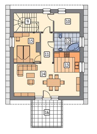 Budynek usługowy z częścią mieszkalną UC48