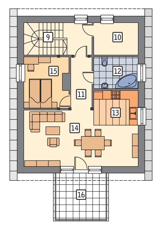 Budynek usługowy z częścią mieszkalną UC48
