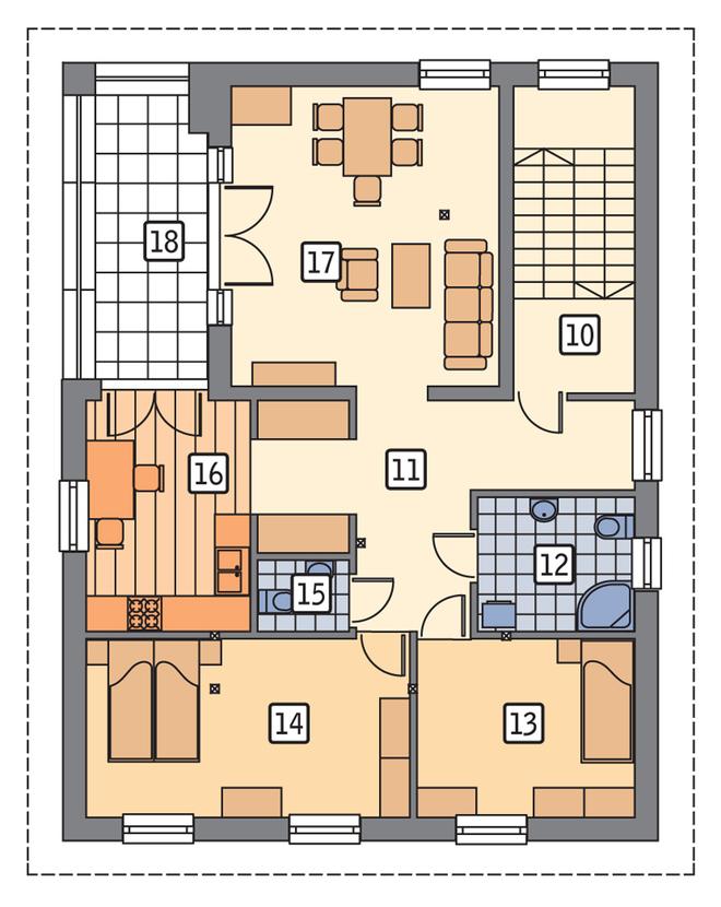 Budynek usługowy z częścią mieszkalną UC51a