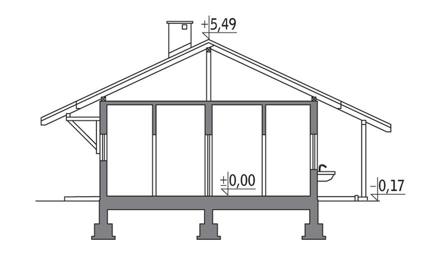Budynek sanitarny, sezonowy UC54