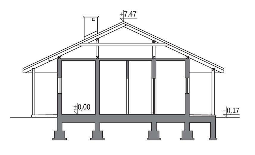 Budynek sanitarny, sezonowy UC55