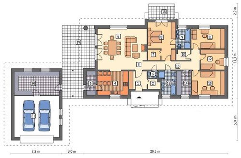 Jaskółka - wariant I