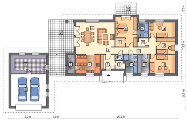 Jaskółka - wariant I