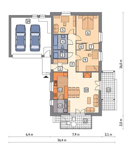 Zimorodek - wariant I