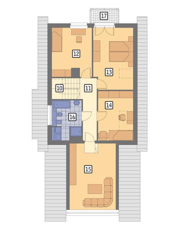 Pluszcz - wariant I (podpiwniczony)