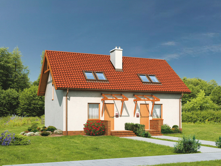 Projekt domu Murator Sówka (bliźniak)