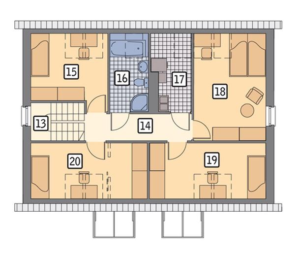 Sówka - wariant I (dwulokalowy)