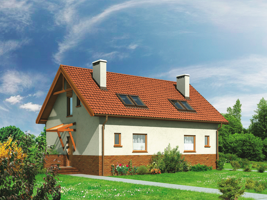 Projekt domu Murator Czyżyk (bliźniak)