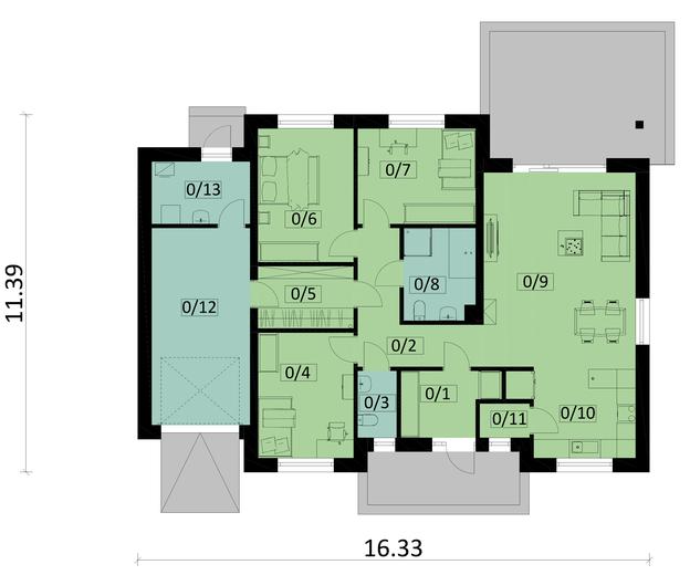 Projekt domu Ka78 G1