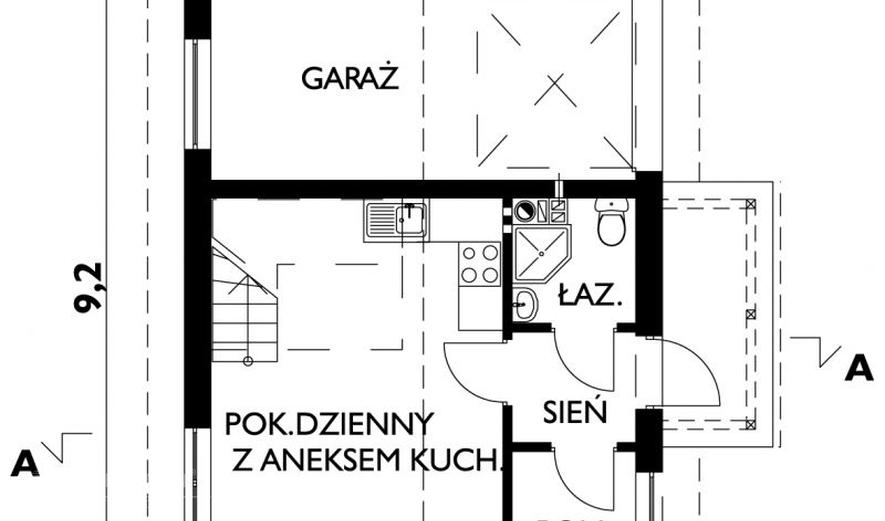 ANG0248 Garaż M7 (z częścią mieszkalną)