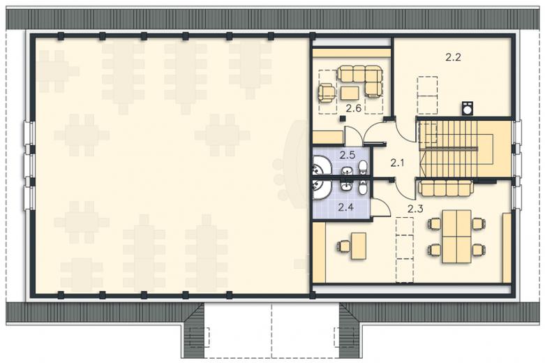 Budynek usługowy Orzeł