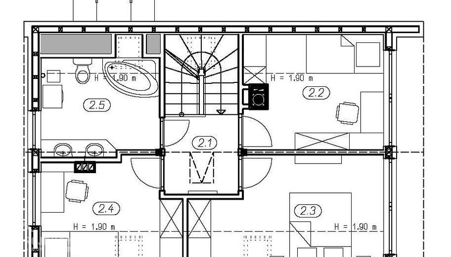 Projekt domu L-302X 