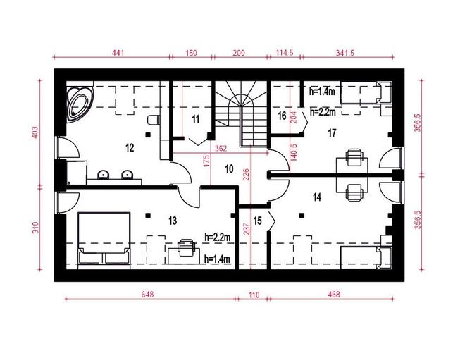 Hazi z garażem 1-st. [A]