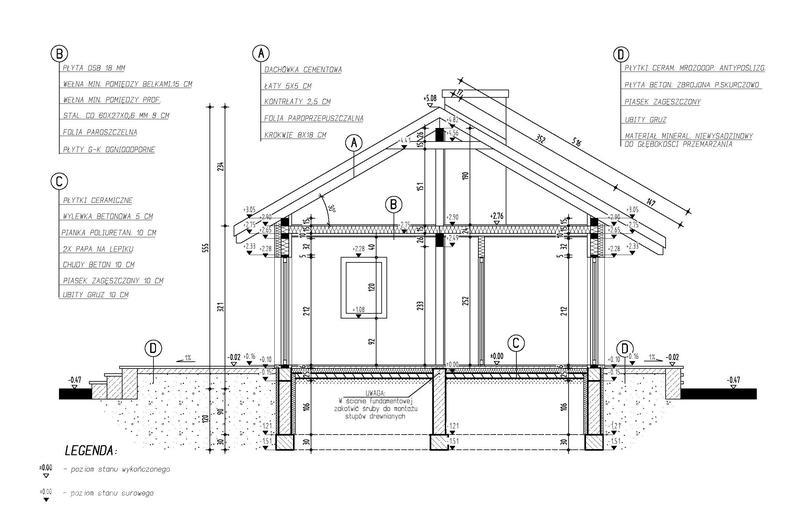 Projekt domu L-302X mur