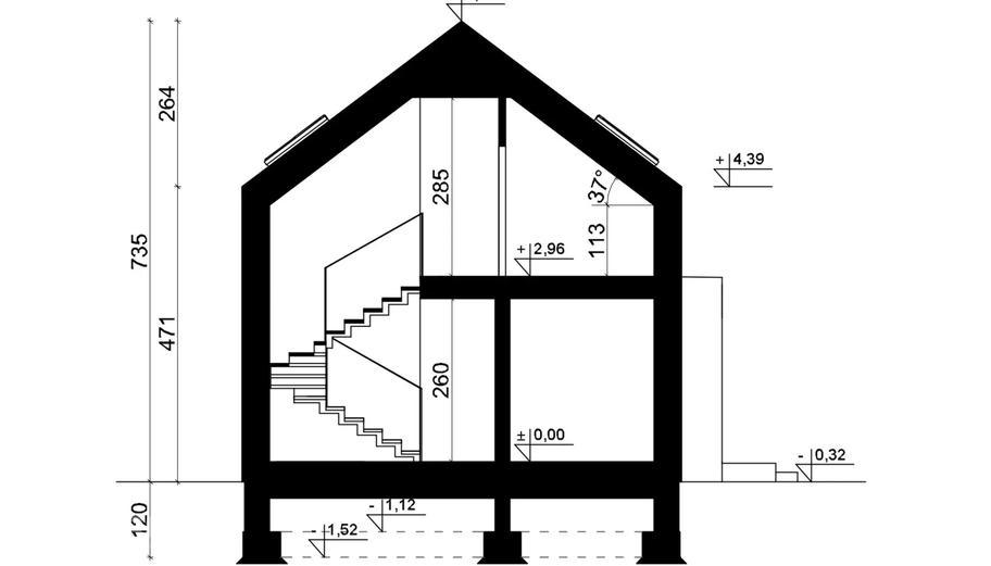 Projekt domu SP040 energo