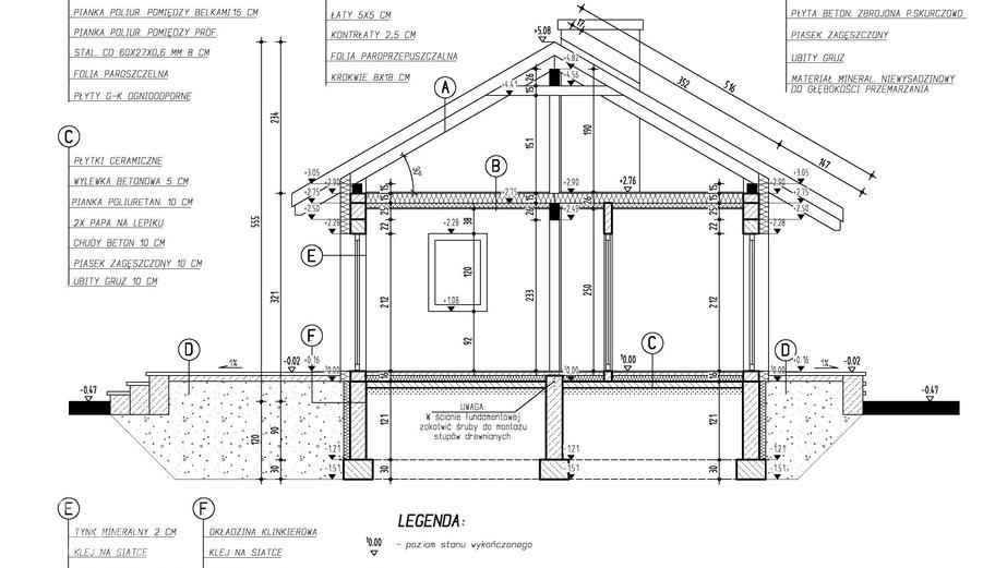 Projekt domu L-239 mur