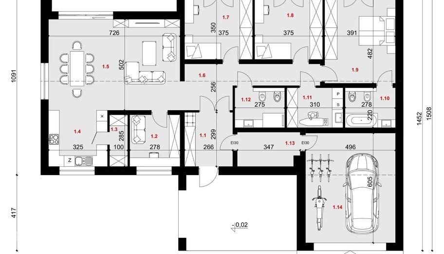 Projekt domu SP029 energo