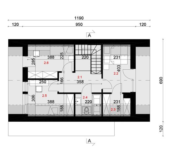 Projekt domu SP072/1 energo