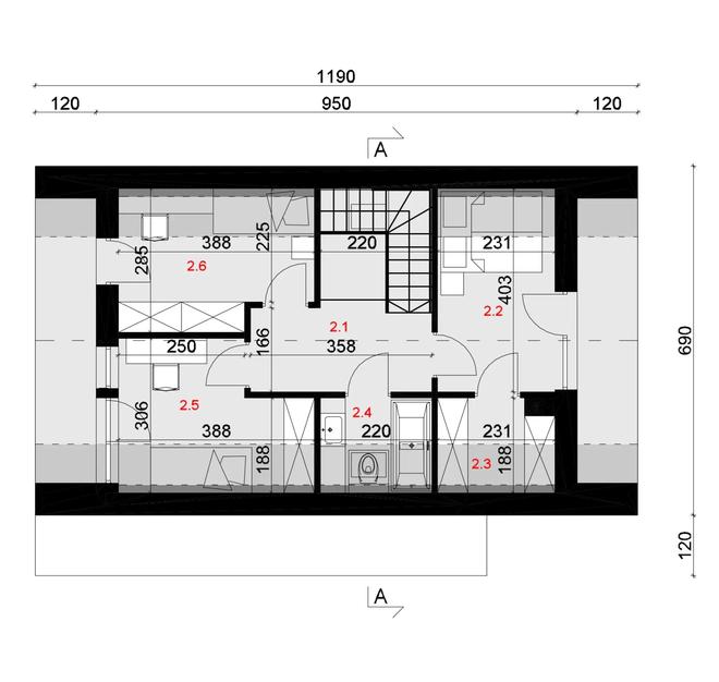 Projekt domu SP072/1 energo