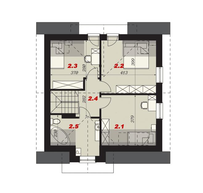 Projekt domu SP001 energo
