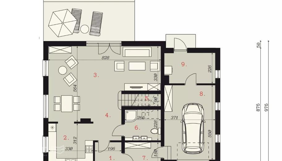 Projekt domu SP002 energo