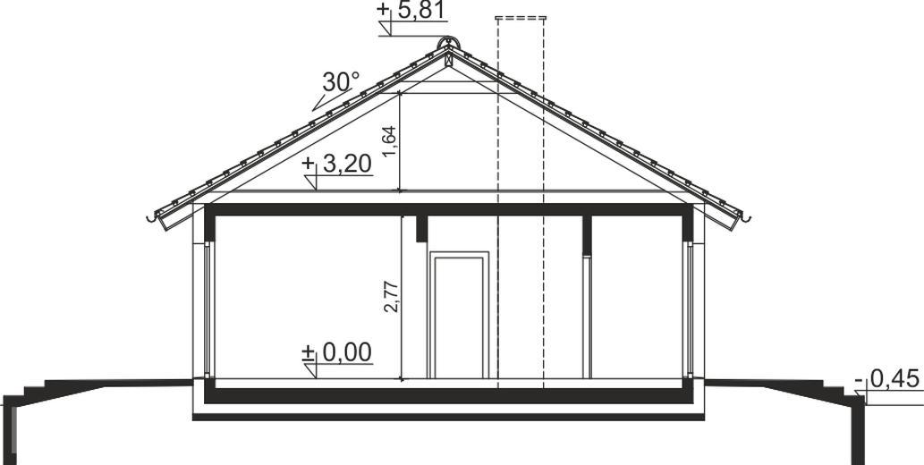 Tebe szkielet drewniany
