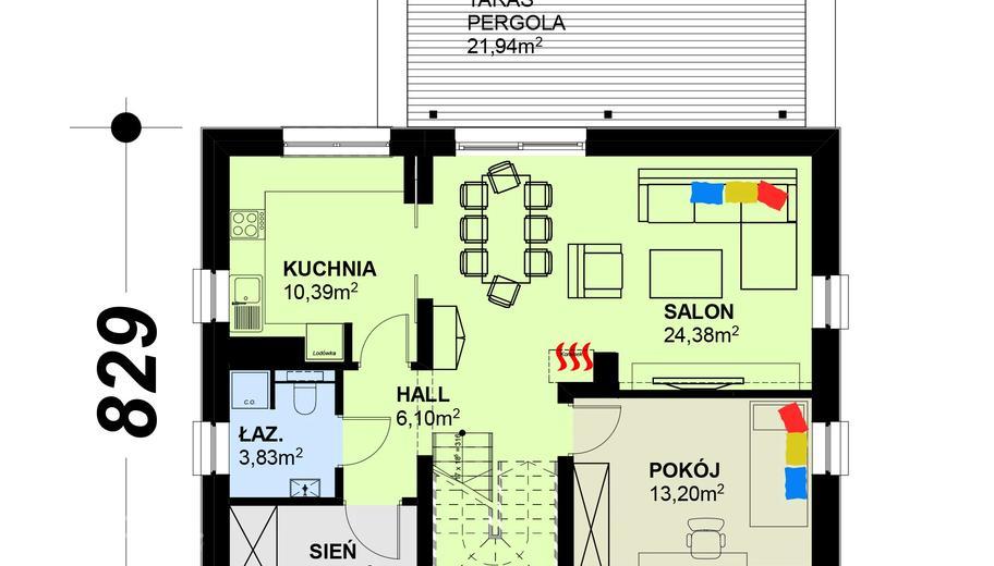 Projekt domu TK111